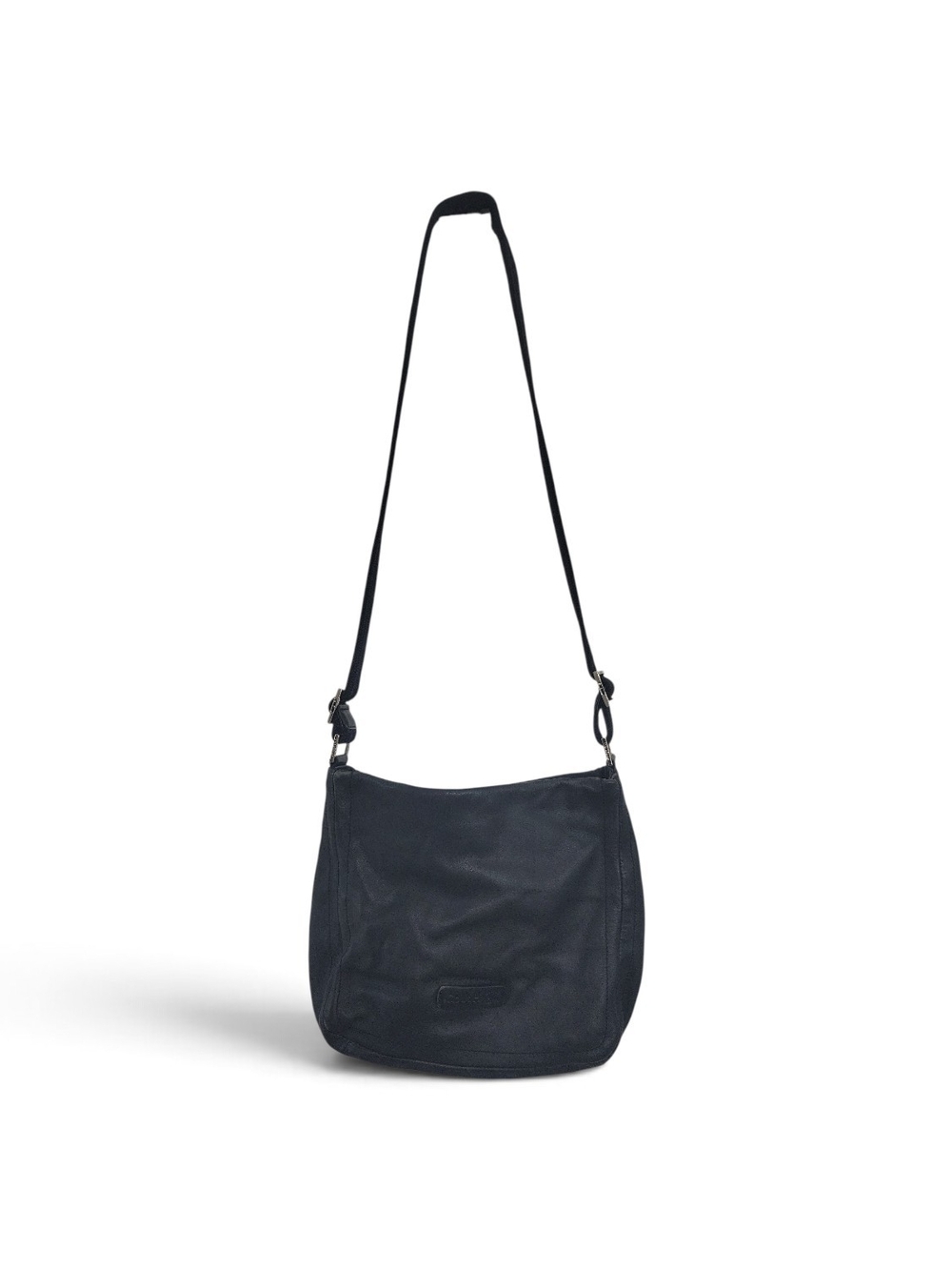 Cole Haan Genuine Leather Black Crossbody Bag with Adjustable Strap